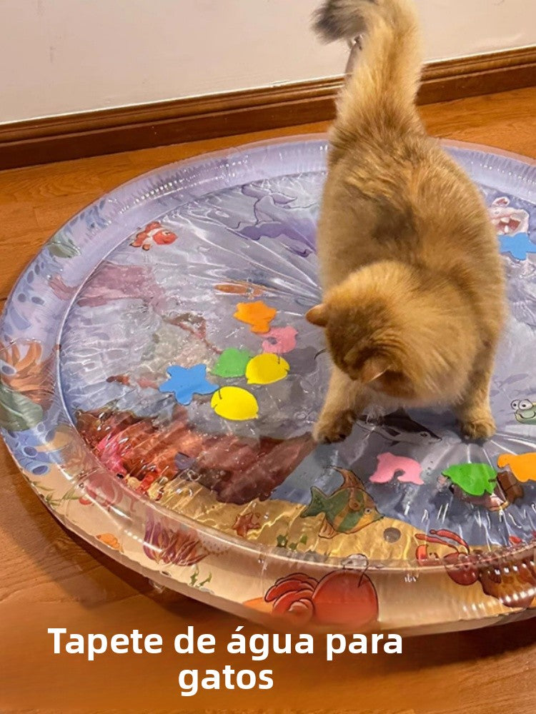 Tapete de Água Sensorial para Gatos e Cães