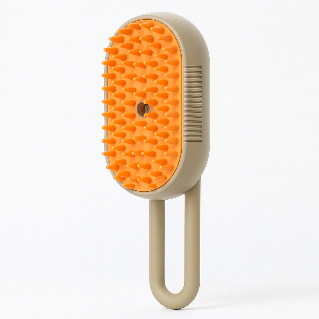 Escova a Vapor para Gatos e Cães 3 em 1