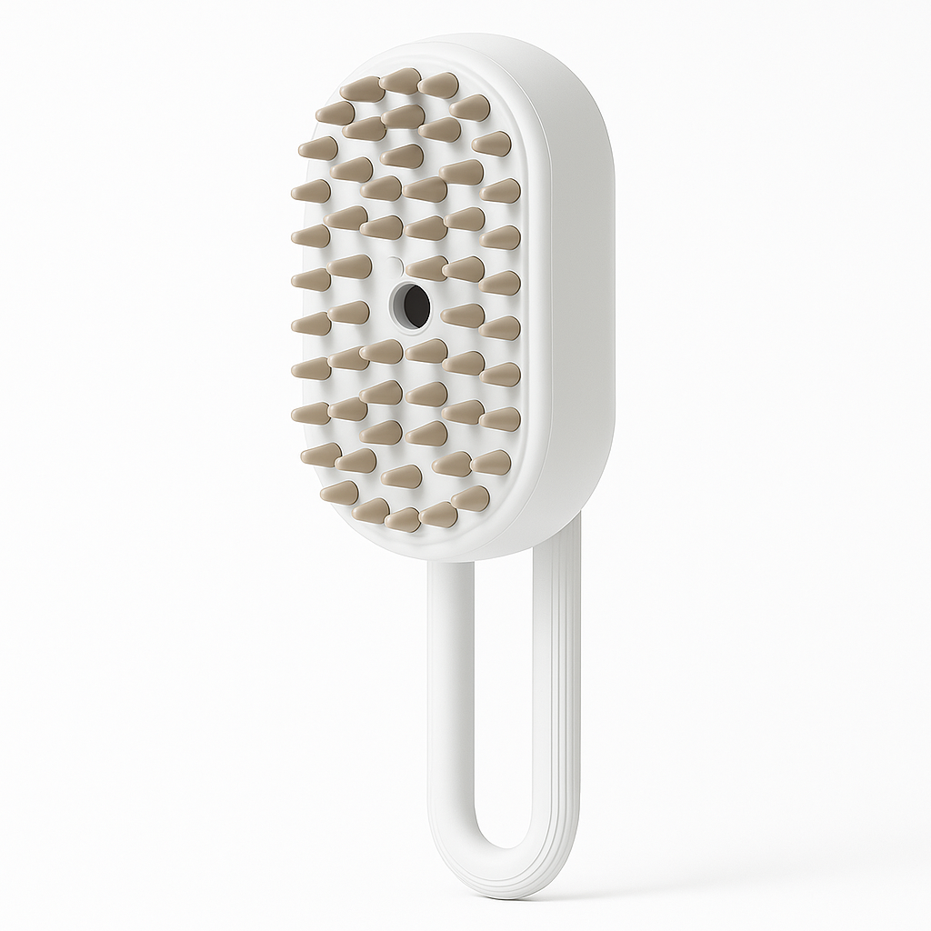 Escova a Vapor para Gatos e Cães 3 em 1