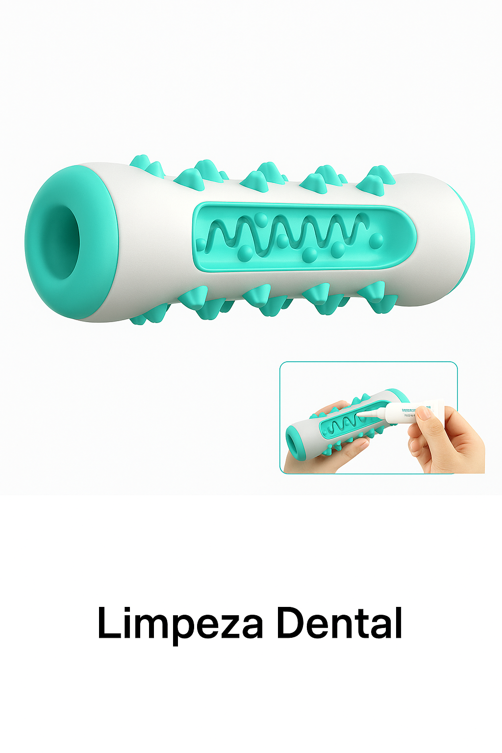 Brinquedo de mastigar 2 em 1